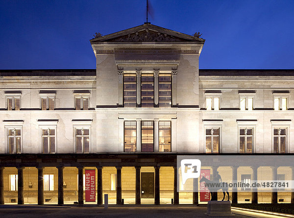 Neues Museum auf der Museumsinsel  Berlin-Mitte  Berlin  Deutschland  Europa