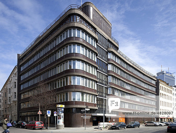 Administration building of the Wohnungsbaugesellschaft Berlin-Mitte housing association  Berlin-Mitte  Berlin  Germany  Europe