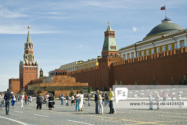 Roter Platz  Moskau  Russland