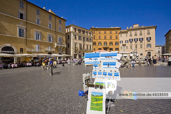 Piazza Navona Rom Italien Europa