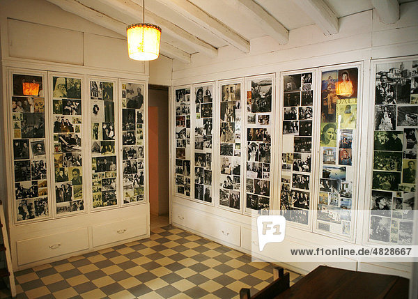 Foto-Zimmer in Salvador Dali's Villa in Portlligat  Katalonien  Spanien  Europa