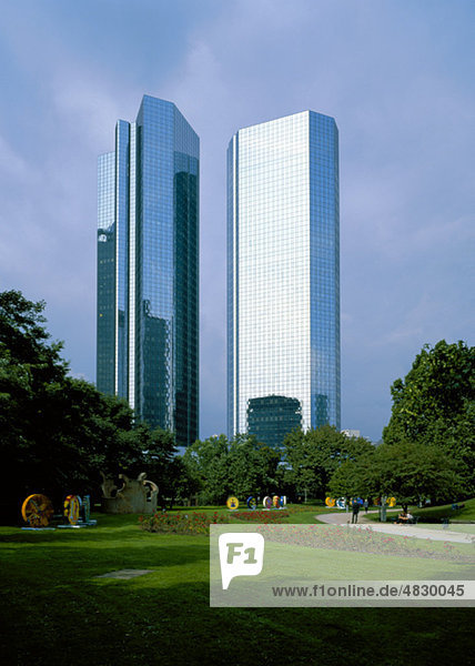 Deutsche Bank office building (Head Office) in Frankfurt