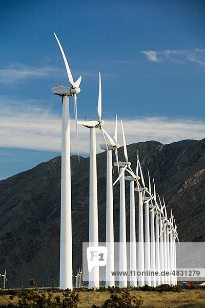 Windpark  Indian Wells  Kalifornien  USA