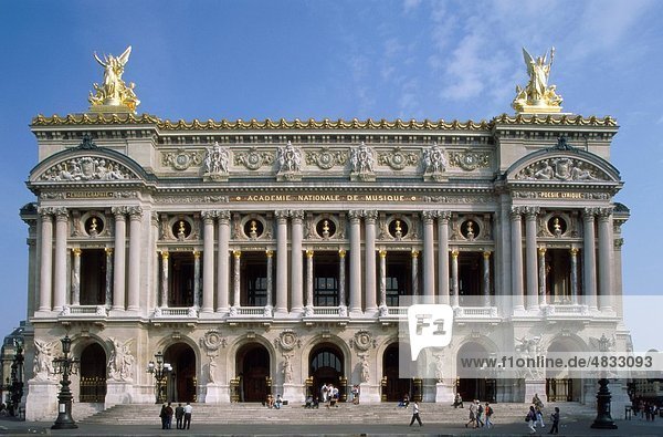 Opernhaus Oper Opern Paris Hauptstadt Frankreich Europa Urlaub Entertainment Reise Architektur Sehenswürdigkeit Oper Tourismus
