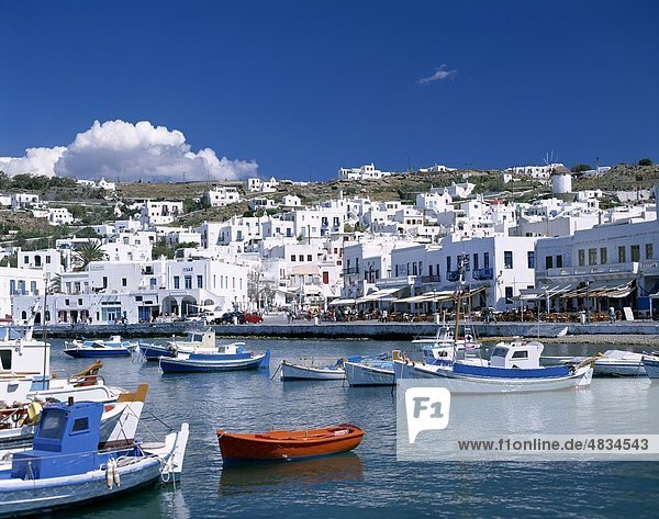 Kykladen  Griechenland  Europa  Holiday  Inseln  Landmark  Mykonos  Tourismus  Stadt  Reisen  Urlaub