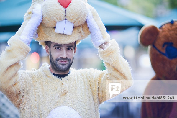 Mann  Kostüm - Faschingskostüm  Kaninchen