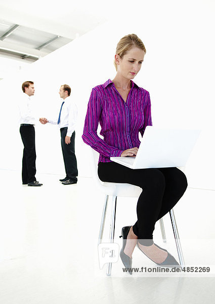 Woman at work in office