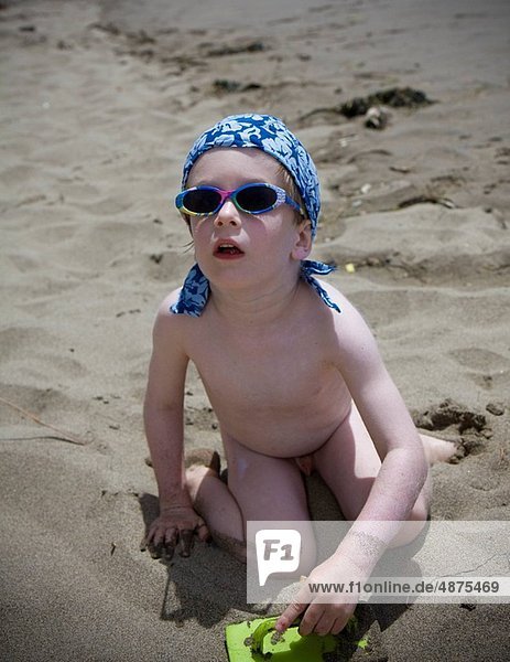 Strand Junge - Person klein spielen