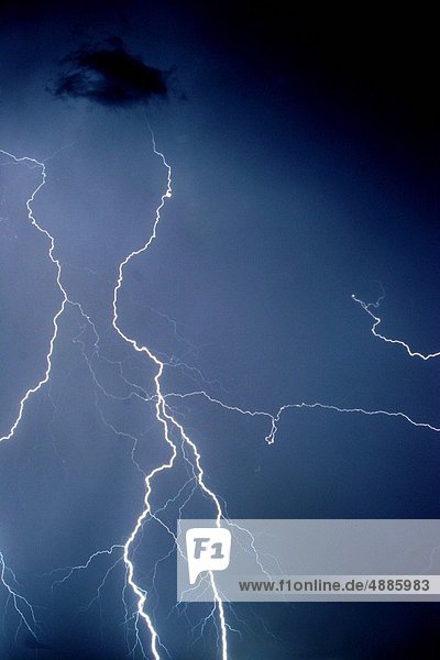 Thunderstorm lightning
