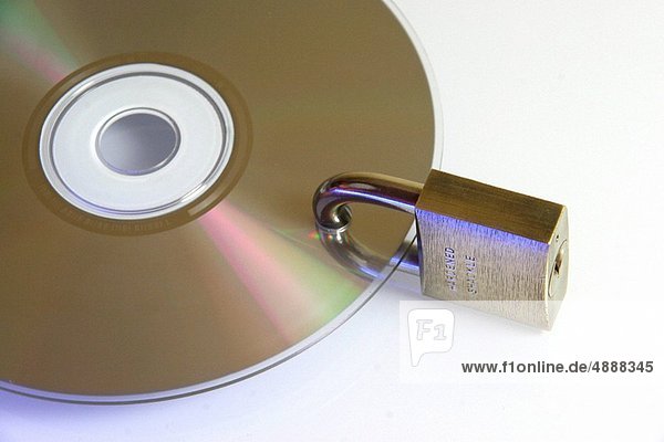 Symbol data security  CD ROM with lock
