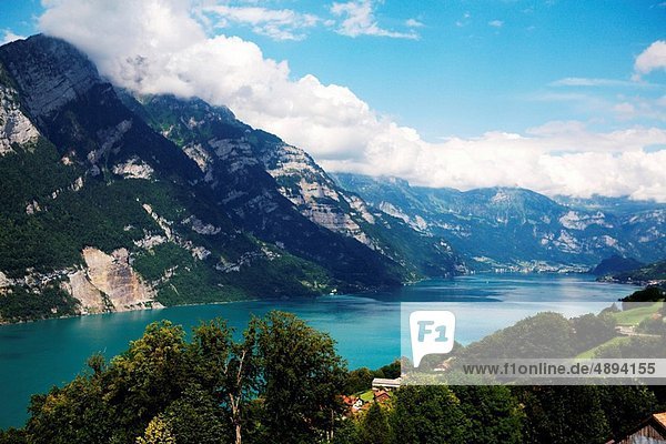 Walensee in eastern Switzerland