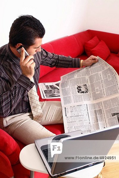 Mann Computer arbeiten