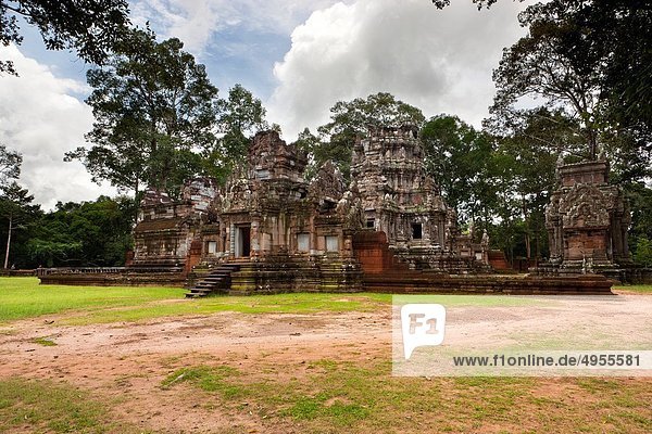Eleganz  klein  Erde  Paar  Paare  Sieg  Gewinn  Entdeckung  1  bauen  Hinduismus  UNESCO-Welterbe  Tempel  Angkor  Kambodscha
