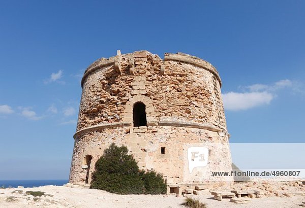 Spanien  Balearen  Mallorca  Sierra de Arta  Torre Aubarca  Festungsansicht