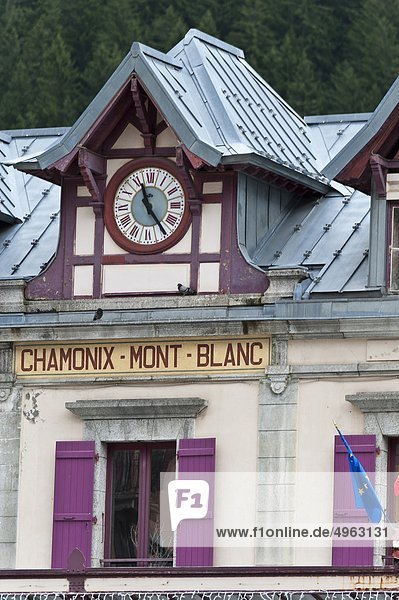 Frankreich  Chamonix  Bahnhof
