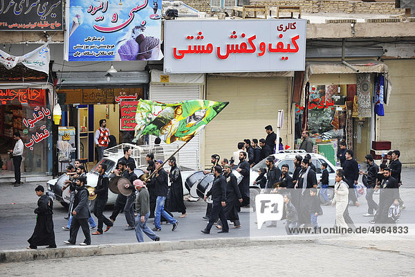 Iran  Yazd  religious parade