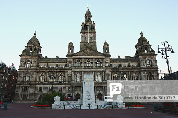 Rathaus von Glasgow  Schottland