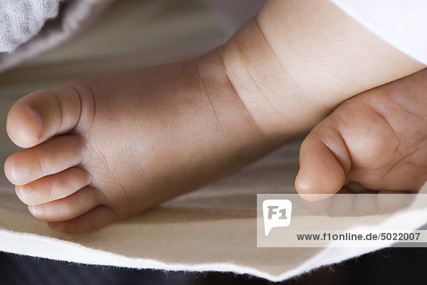 Baby's feet  close-up