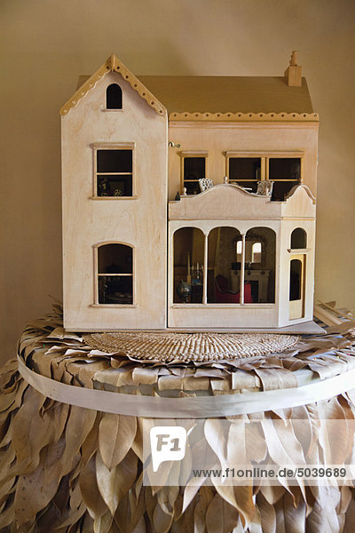 Close-up of model home