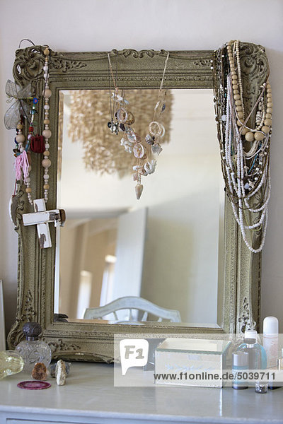 Close-up of a dressing table