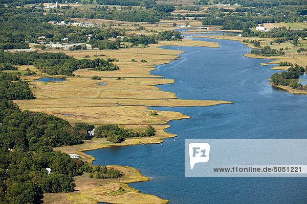 Landschaft mit Wasser  Newport County  Rhode Island  USA