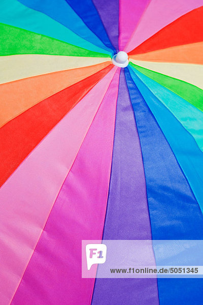 Multi colored parasol