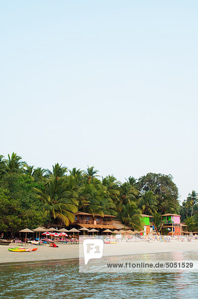 Palolem Beach vom Meer  Goa