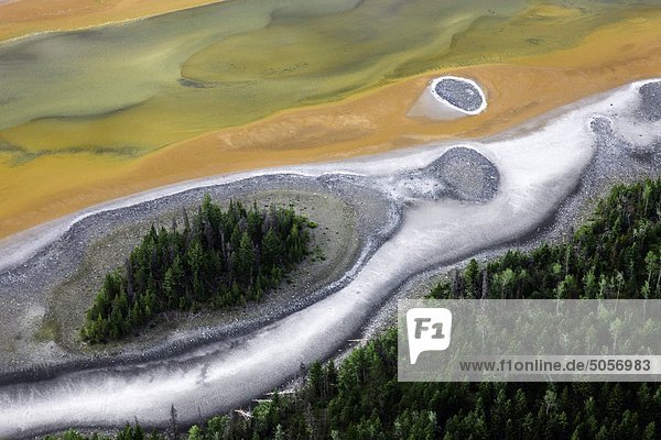 Unbenannten See in der Region Cariboo von British Columbia Kanada