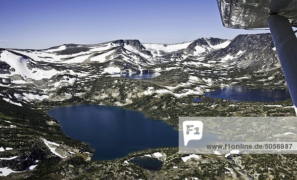 Luftbild in Charlotte-Alplands innerhalb der Chilcotin-Region von British Columbia Kanada