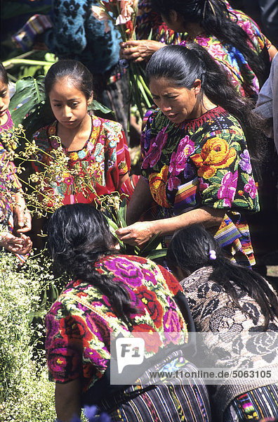 Guatemala  Chichicastenango  indischen Markt