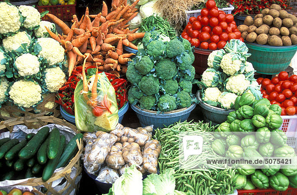 Indonesien Bali Markt in Bedugul