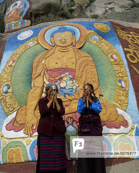 Buddha at Sera Monastery Lhasa Tibet China