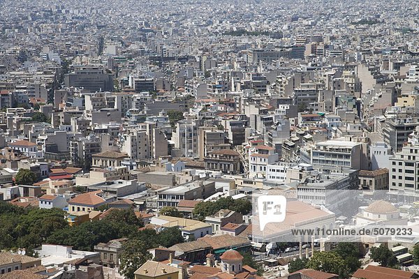 Athen Hauptstadt Großstadt Ansicht Griechenland