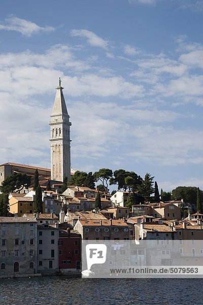 Meer Kirche Ansicht Kroatien Istrien Rovinj