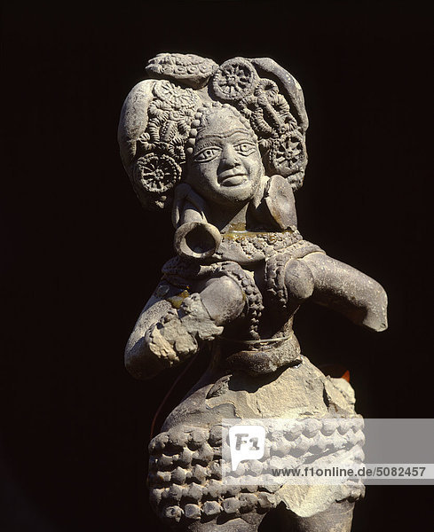 Mother Goddess  terracotta  from Mathura  India - 3rd C. B.C.at Mathura National Museum