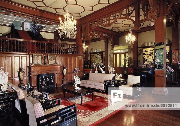 Innenraum eines wohlhabenden zuhause aus den 20er Jahren '-30s'  Philippinen