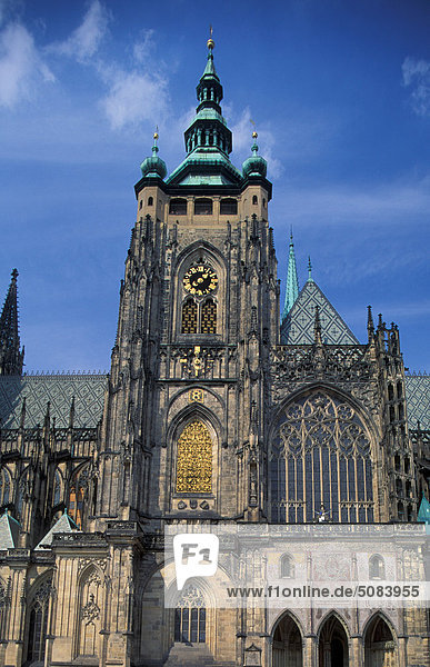 Czech Republic Prague Hradcany St Vitus Cathedral