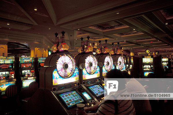 USA-Nevada  Las Vegas  The Venetian Hotel und Casino  Spielautomaten