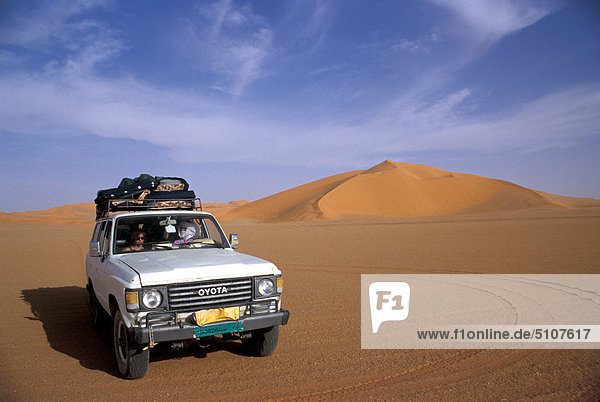 Libyen Erg Mourzouk. Sand-Dünen Libyen, Erg Mourzouk. Sand-Dünen