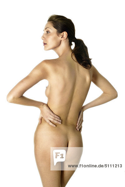 Frau  Körper  Rücken  Po  nackt