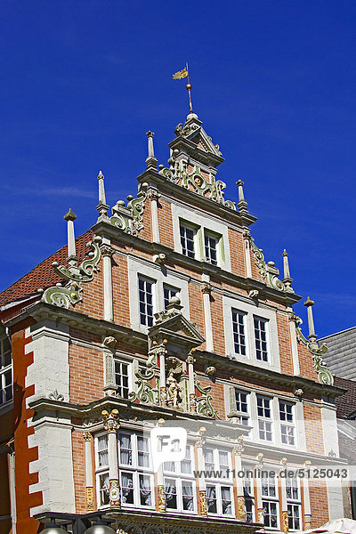 Deutschland  Niedersachsen  Hameln  Stadt-Zentrum-Gebäude-Fassade