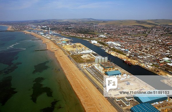 Hafen  Ansicht  Luftbild  Fernsehantenne  Sussex