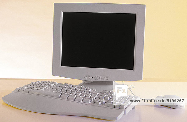 Flachbildschirm  Tastatur  Maus