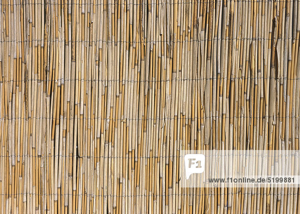 Sichtschutzzaun aus Bambus