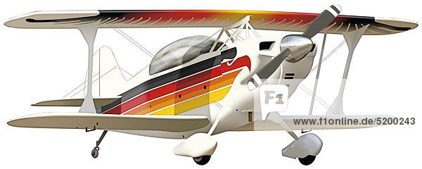 Flugzeugmodell,  Doppeldecker Christen Eagle II
