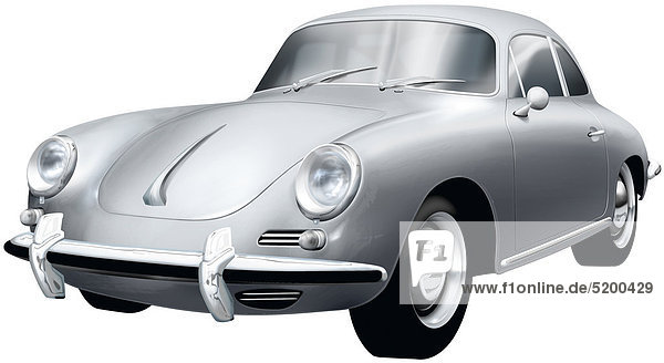 Automodell Porsche 356  Oldtimer