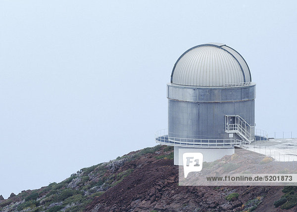 Kuppel einer Sternwarte auf La Palma,  Kanarische Inseln