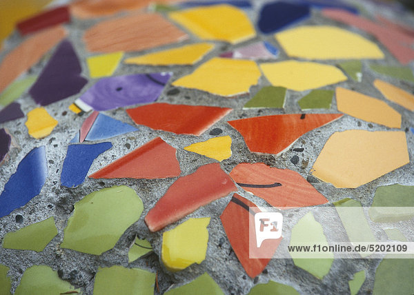 Buntes Mosaik  Detail