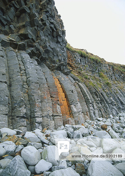 Basaltsäulen  Felsen und Steine  Island