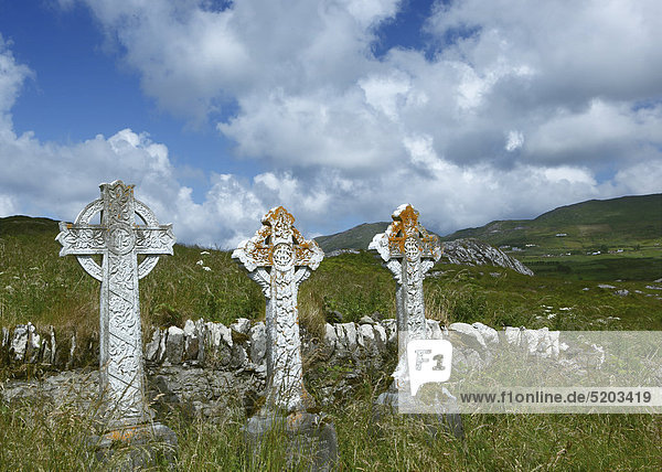 Irland  alte Grabkreuze
